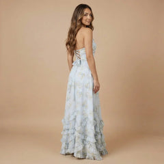 Celeste Ruffle Maxi Dress