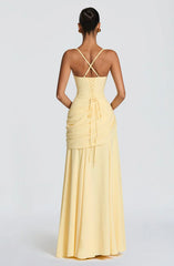 Sura Maxi Dress - Lemon