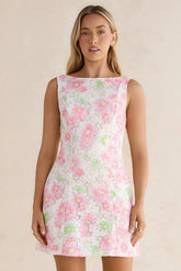 Calling For You Floral Mini Dress Pink