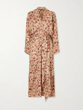 Laura floral-print silk midi dress