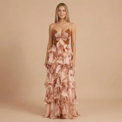 Botanica Ruffled Maxi Dress