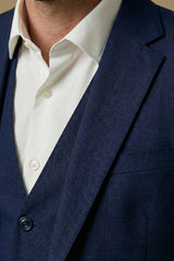 Men’s Three-Piece Wedding Guest Suit – Tailored Slim Fit Jacket, Waistcoat and Trousers for Formal Celebrations