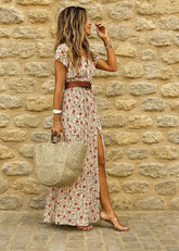 Rosalie Wrap Maxi Dress