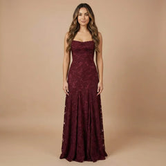 Floral Lace Maxi Dress