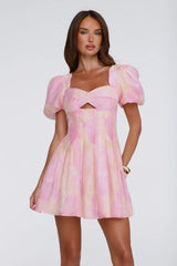 Blossom Gleam Mini Dress Floral