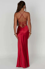 Scarlett Satin Maxi Dress