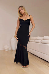 Count The Days Maxi Dress Black