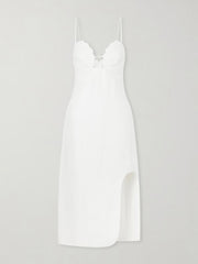 Linen midi dress