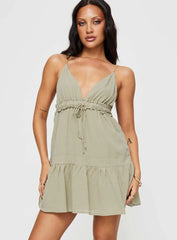 Dionne Mini Dress Olive