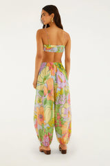 Multicolor Spring Affair Balloon Pants