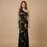 Arabella Appliqué Maxi Dress