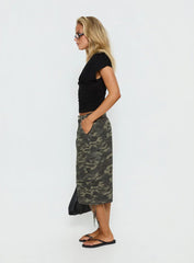 Hudsen Longline Cargo Shorts Camo