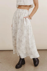 Trinity Floral Midi Skirt FINAL SALE