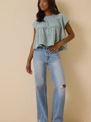 Nicole Ruffle Top