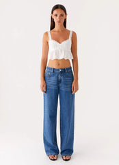 Elliana Cami Top - White