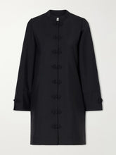 Wool and mohair-blend midi dress