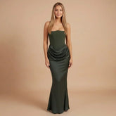 Isabelle Ruched Maxi Dress