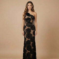Arabella Appliqué Maxi Dress