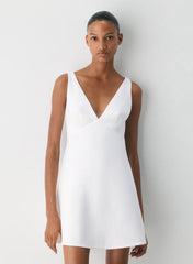 Encino Dress -white