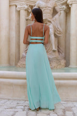 Better Days Plisse Maxi Dress Mint