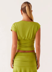 Lora Ruched Maxi Set