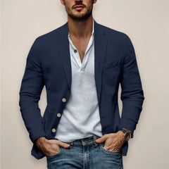 Men’s Linen Blazer – Lightweight Comfortable, Elegant Summer Style