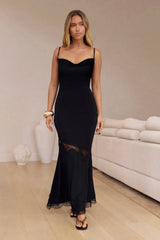 Count The Days Maxi Dress Black