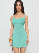 Cote Mini Dress Aqua