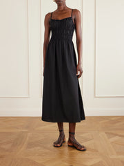 Marianne cotton-voile midi dress