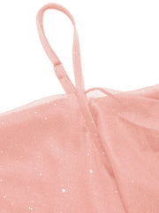 Sequin Ruched Mini Dress