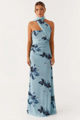 Isla Ruched Maxi Dress
