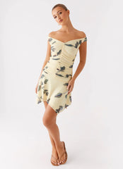 Josette Mini Dress - Buttercream Bliss