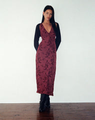Alessia Velvet Midi Dress