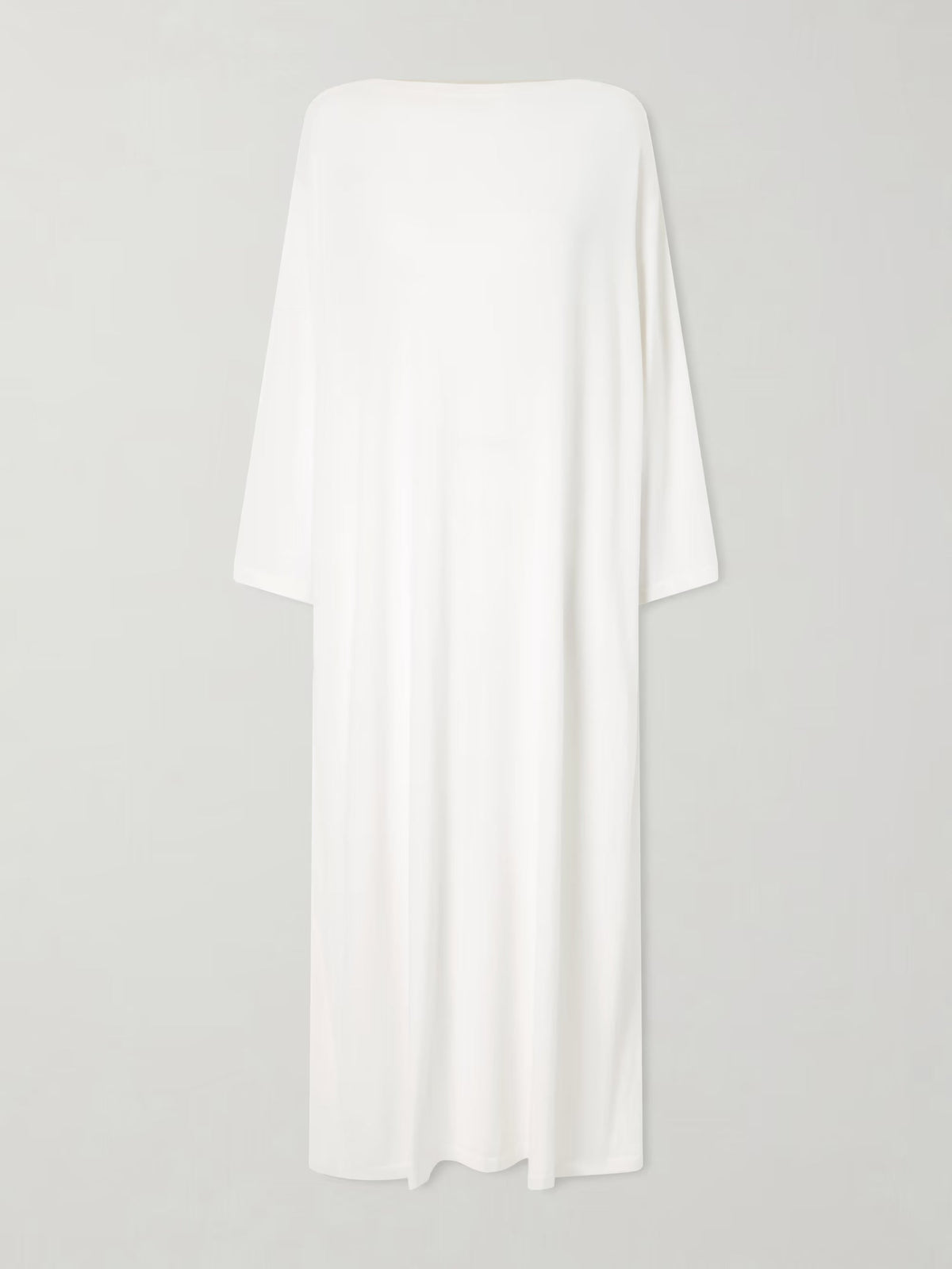 Odet draped silk and cotton-blend midi dress