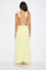 Light Embrace Maxi Dress Yellow