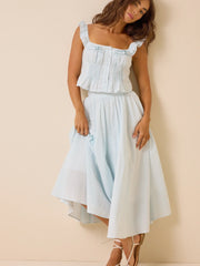 Matilda Stripe Midi Skirt