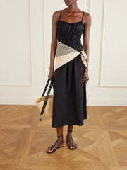 Marianne cotton-voile midi dress