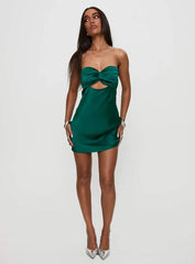 Faviola Mini Dress Emerald