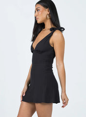 Island Time Mini Dress Black