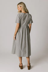 Narla Striped Maxi Dress in Navy FINAL SALE