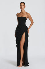 Cyra Maxi Dress - Black