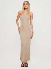 Samper Strapless Maxi Dress Champagne