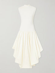 Venetia satin midi dress