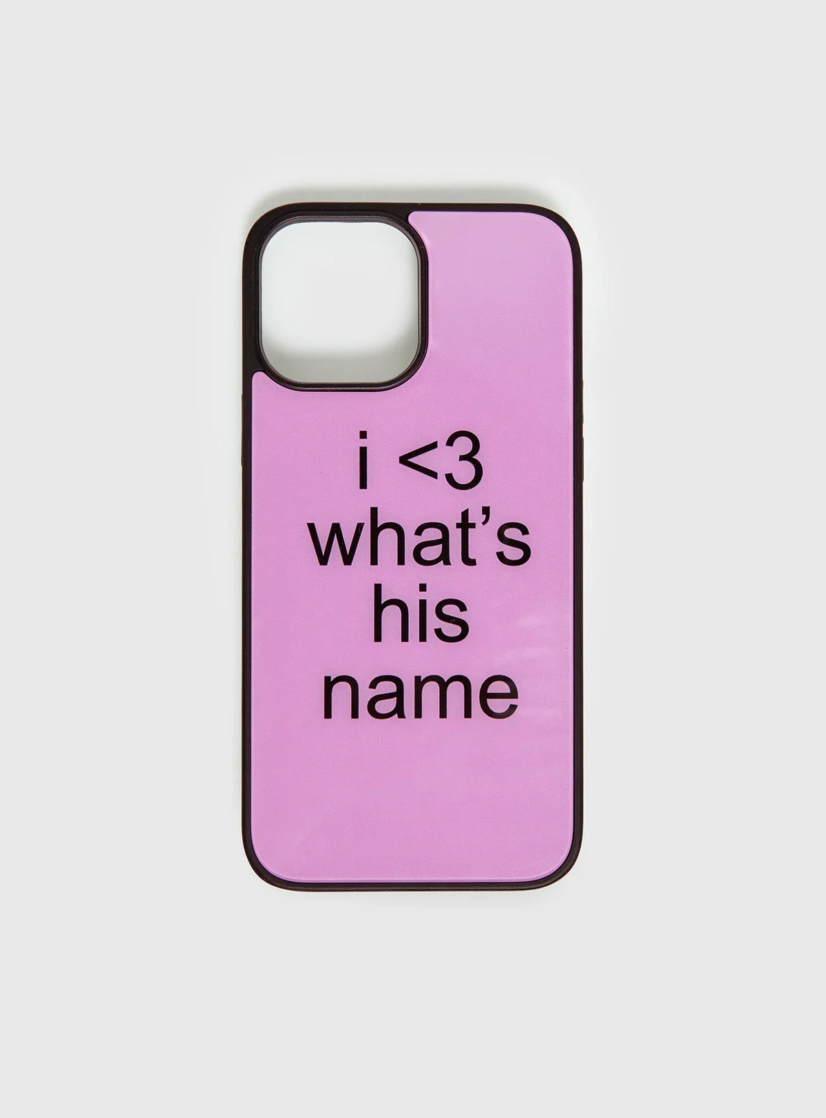 I Love What's His Name iPhone Case Pink