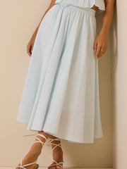 Matilda Stripe Midi Skirt