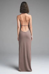 Skims Halter Long Dress