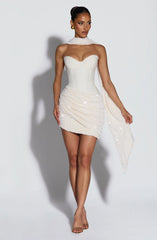 Denise Mini Dress - Ivory