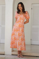 Springtime Calling Midi Dress Pink
