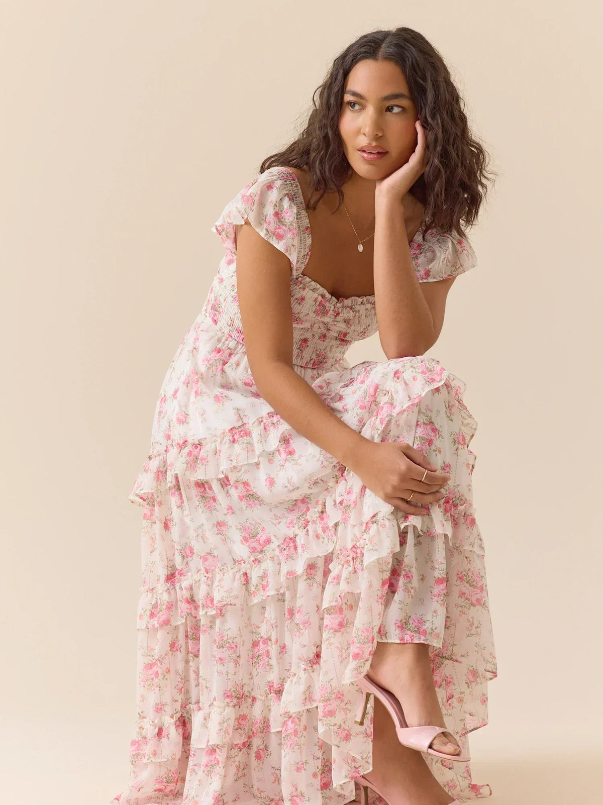 Korah Floral Maxi Dress