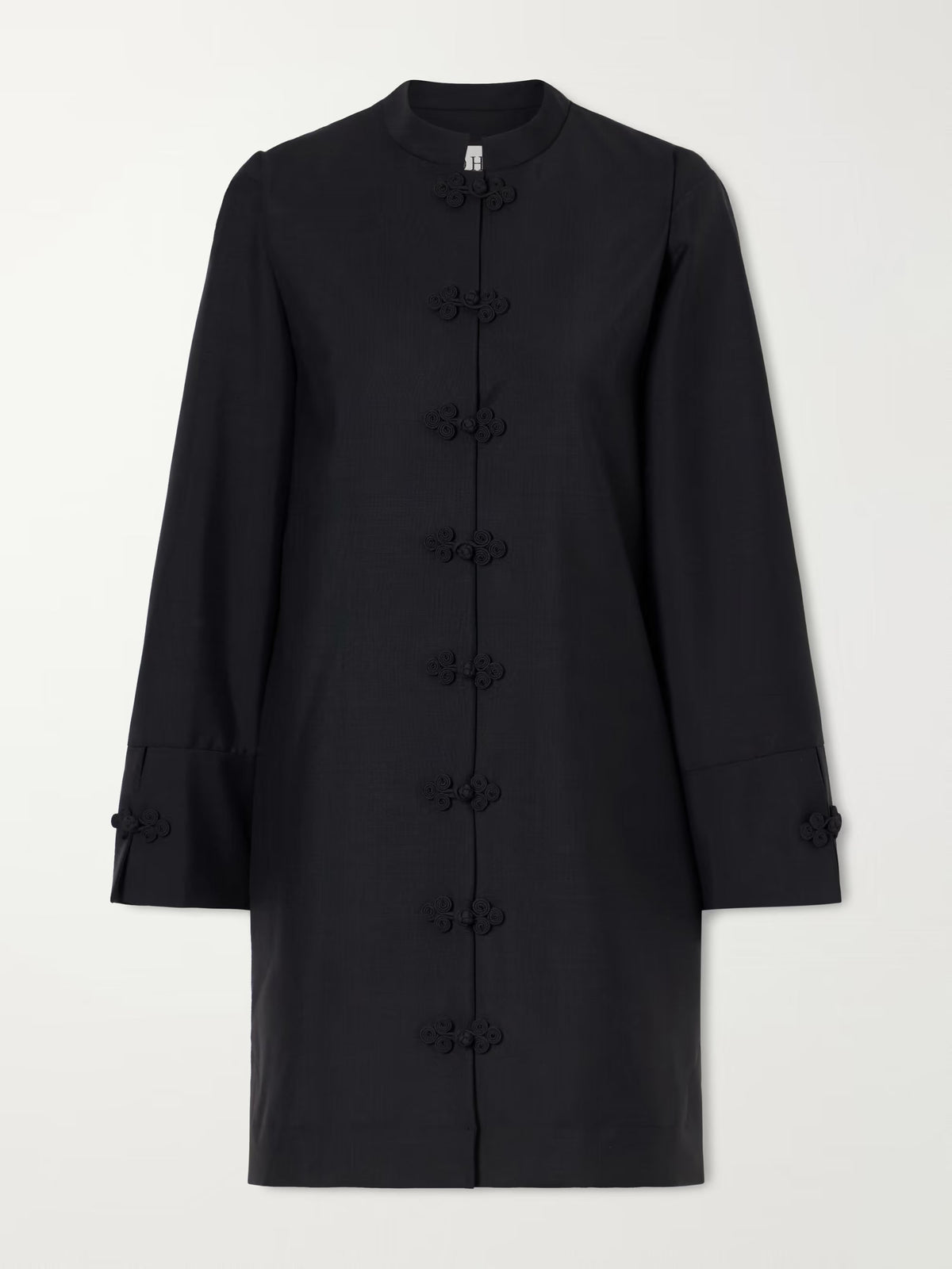 Wool and mohair-blend midi dress